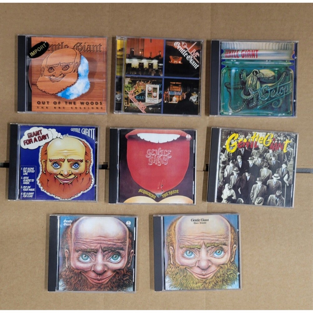 Gentle Giant CD Lot (Like  New Disc) 8 CDs First Pressings
